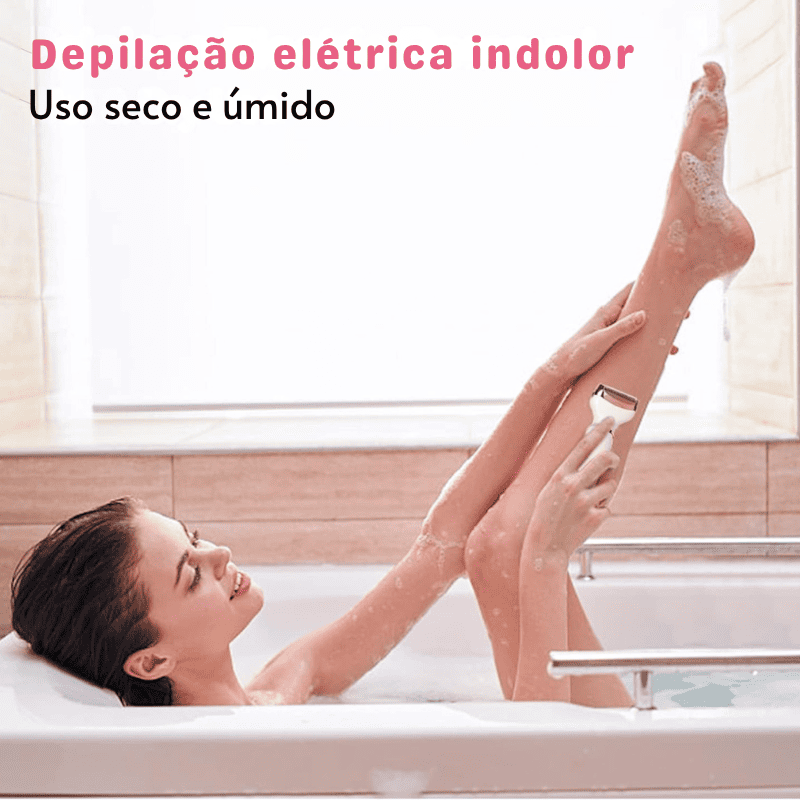 Depilador Elétrico 4 em 1 - DermaBelle + Brindes