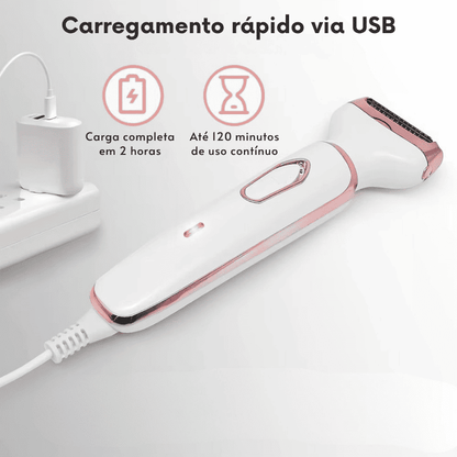 Depilador Elétrico 4 em 1 - DermaBelle + Brindes