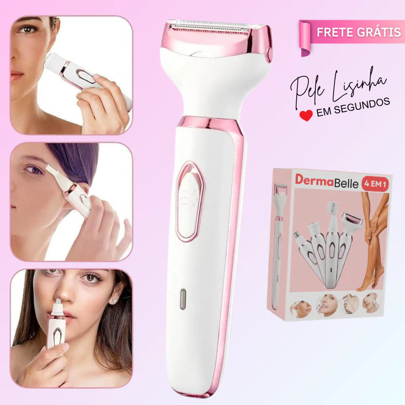 Depilador Elétrico 4 em 1 - DermaBelle + Brindes