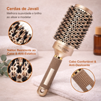Precision Heat Brush — Escova Térmica Javali & Nylon