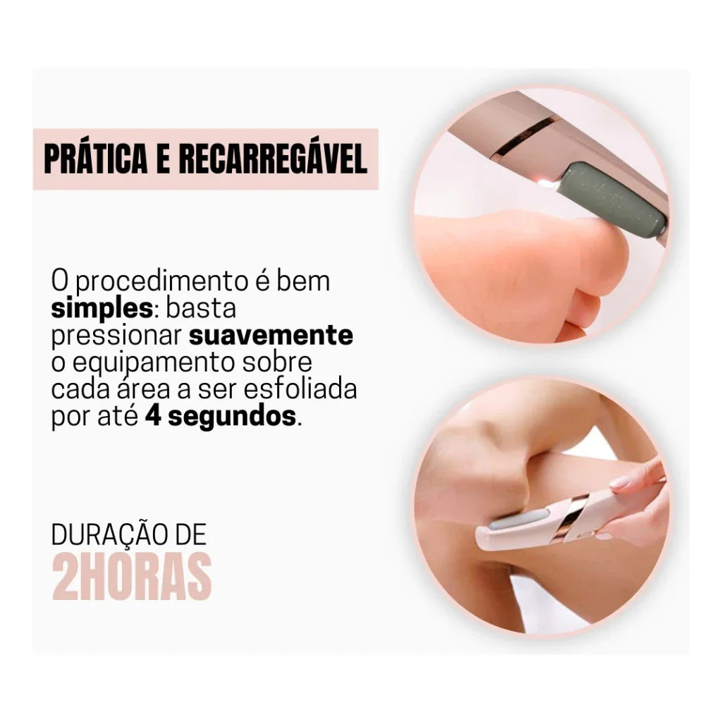Soft Feet Mini — Lixador Portátil de Pés