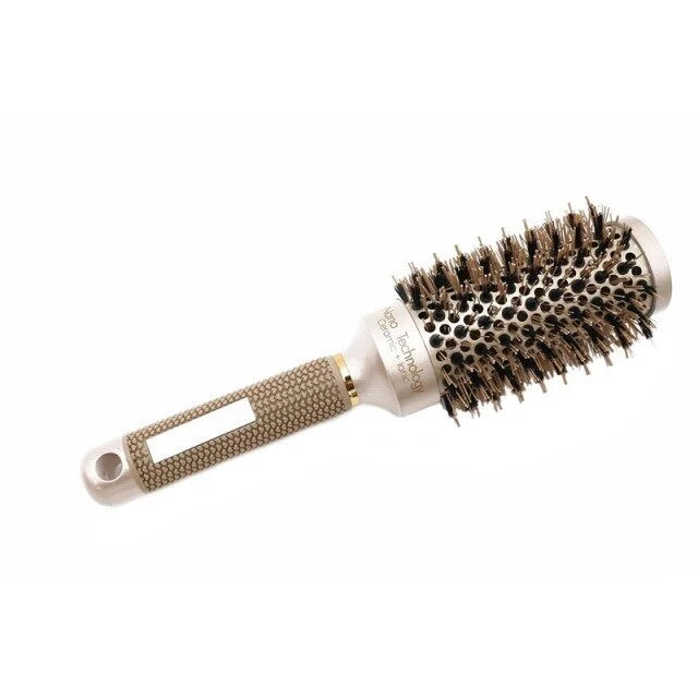 Precision Heat Brush — Escova Térmica Javali & Nylon