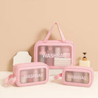 Trio Essencial — Kit de Necessaires Impermeáveis