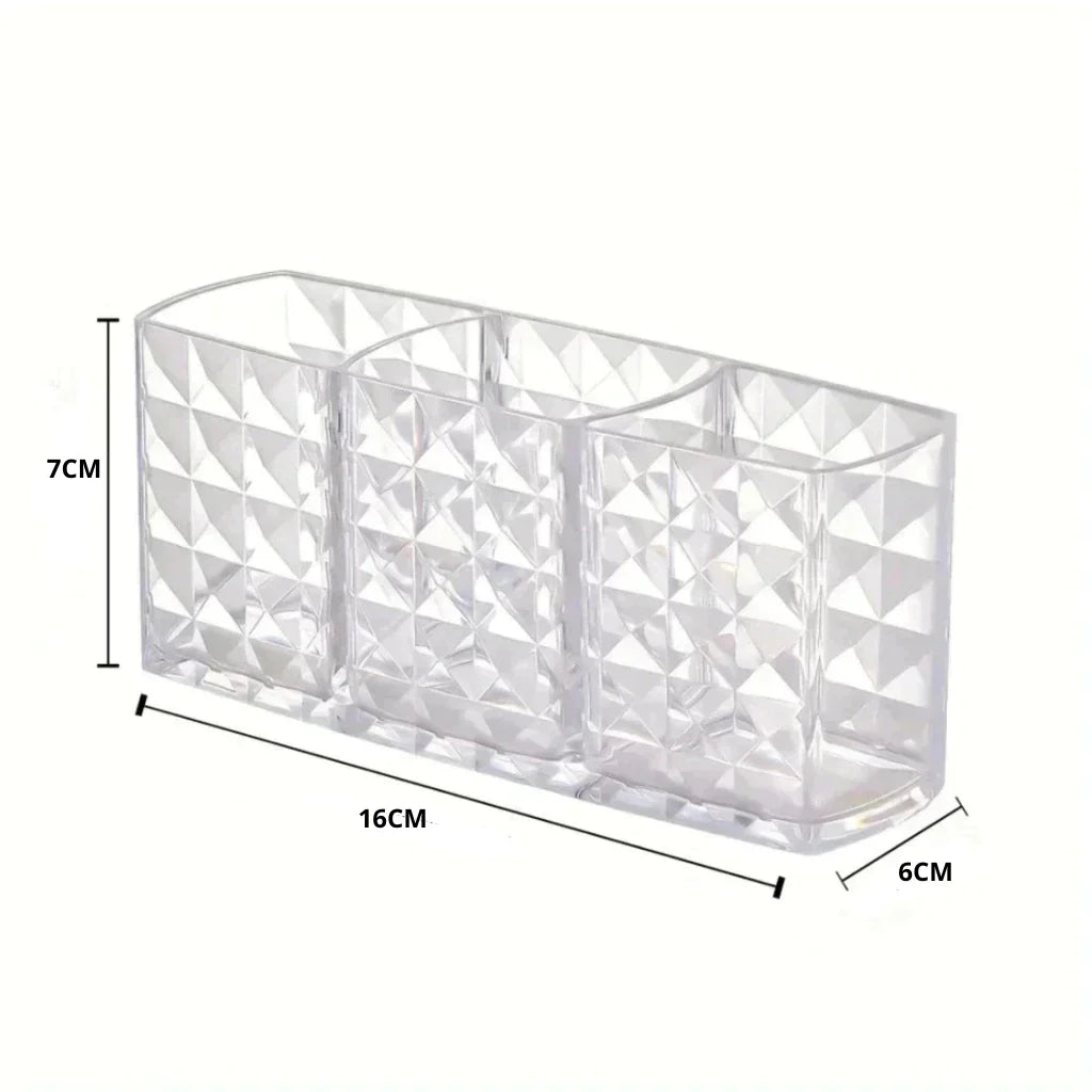 Clear Line Holder — Porta-Lápis e Porta-Pincel Minimalista