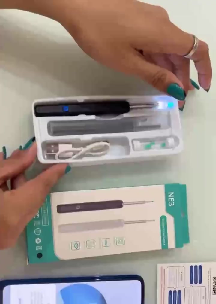 Limpador de Ouvidos - Remova a Cera dos ouvidos com Segurança e Precisão