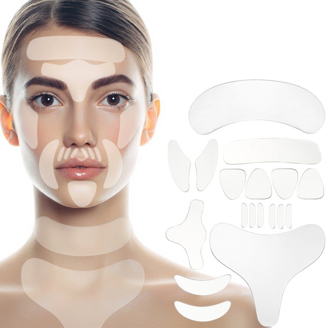 SkinFace™ - Adesivos de Silicone Rejuvenescedor Anti Rugas